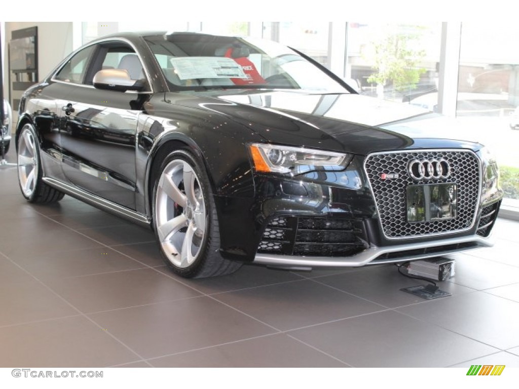 2014 RS 5 Coupe quattro - Phantom Black Pearl / Lunar Silver/Rock Gray photo #1