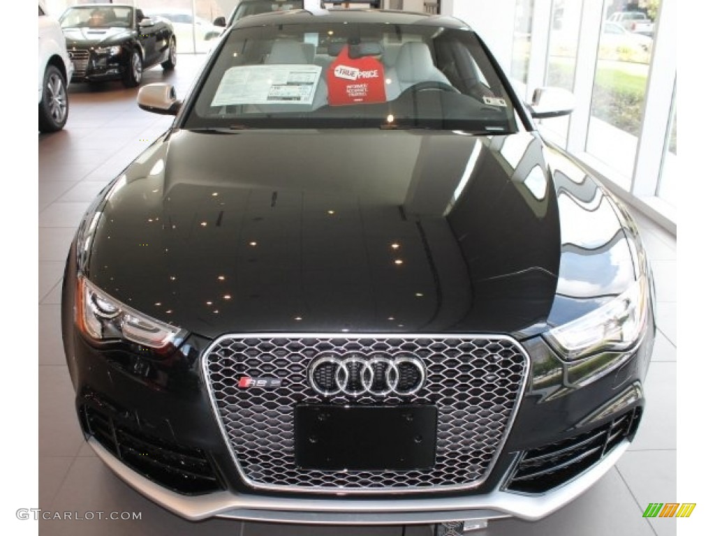 2014 RS 5 Coupe quattro - Phantom Black Pearl / Lunar Silver/Rock Gray photo #2