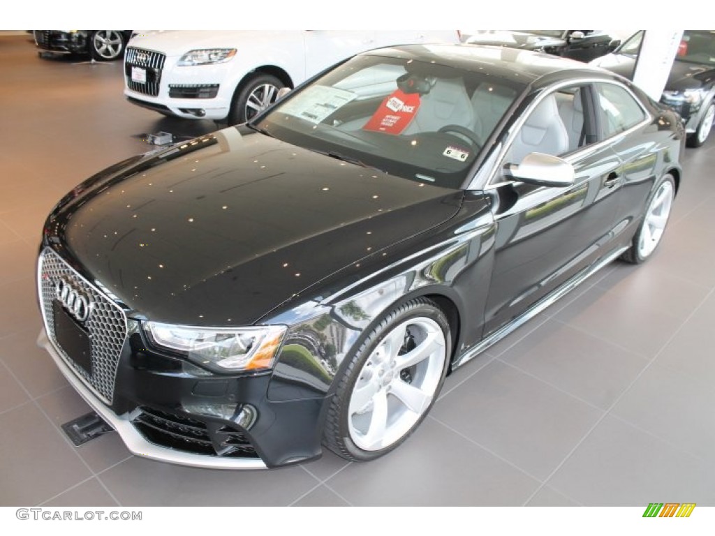 2014 RS 5 Coupe quattro - Phantom Black Pearl / Lunar Silver/Rock Gray photo #3