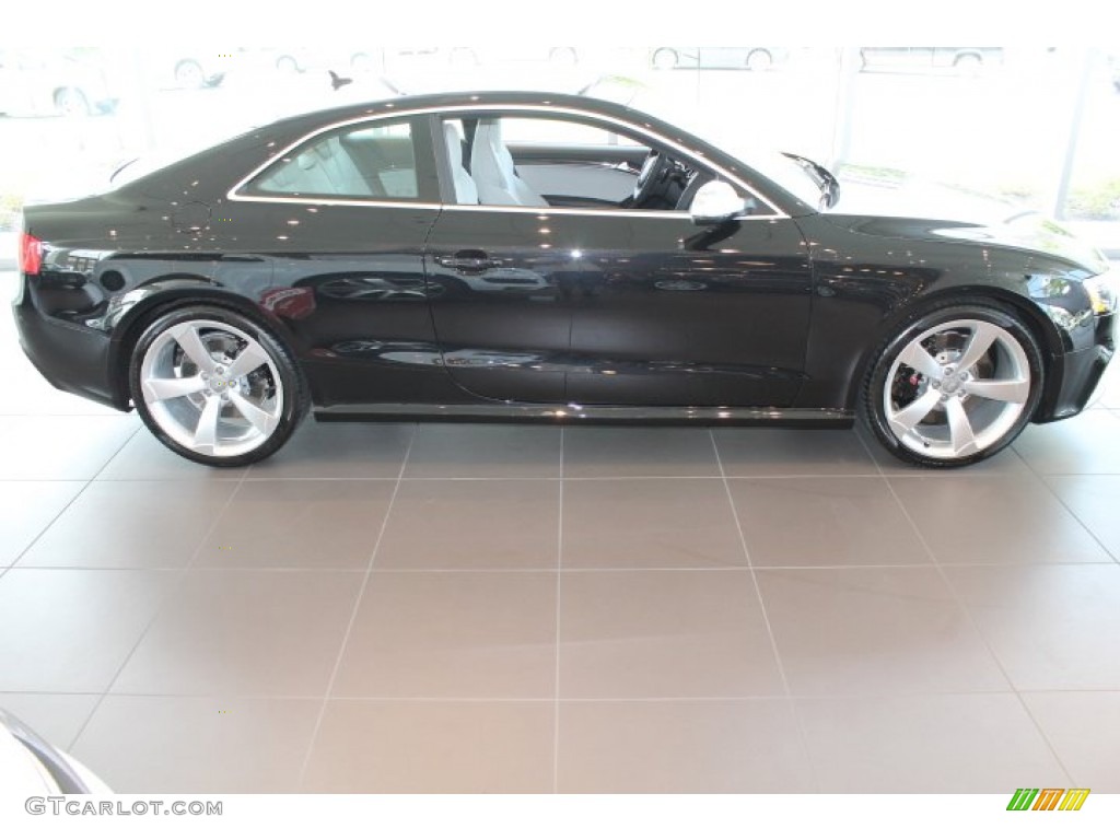 2014 RS 5 Coupe quattro - Phantom Black Pearl / Lunar Silver/Rock Gray photo #5