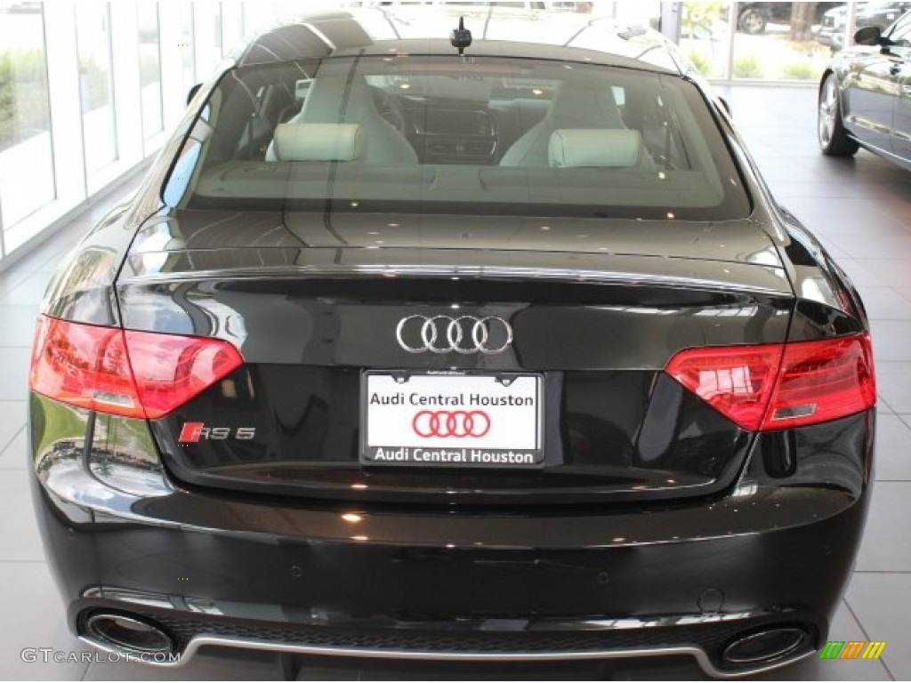 2014 RS 5 Coupe quattro - Phantom Black Pearl / Lunar Silver/Rock Gray photo #7