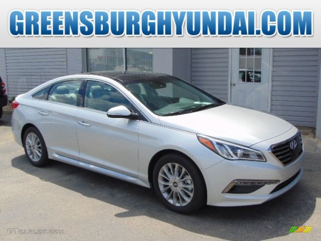 2015 Sonata Limited - Symphony Silver / Gray photo #1