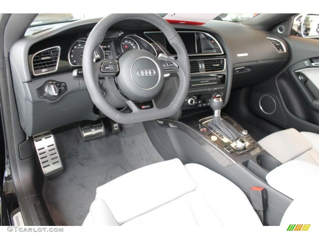2014 RS 5 Coupe quattro - Phantom Black Pearl / Lunar Silver/Rock Gray photo #11