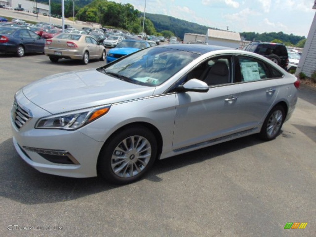 2015 Sonata Limited - Symphony Silver / Gray photo #4