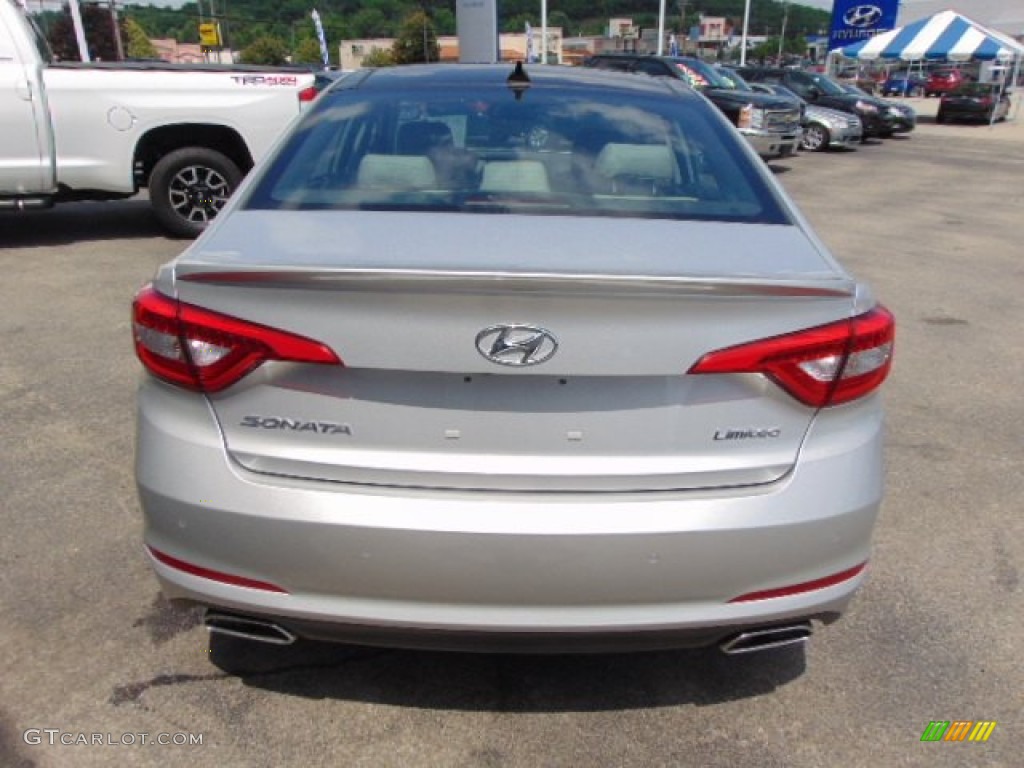 2015 Sonata Limited - Symphony Silver / Gray photo #6