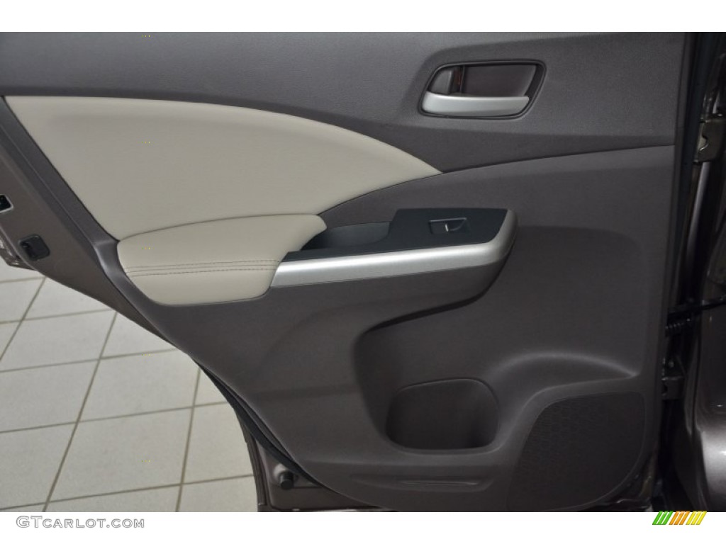 2014 CR-V EX-L - Urban Titanium Metallic / Beige photo #21
