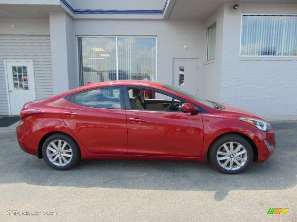 Venetian Red 2015 Hyundai Elantra SE Sedan Exterior Photo #94983194