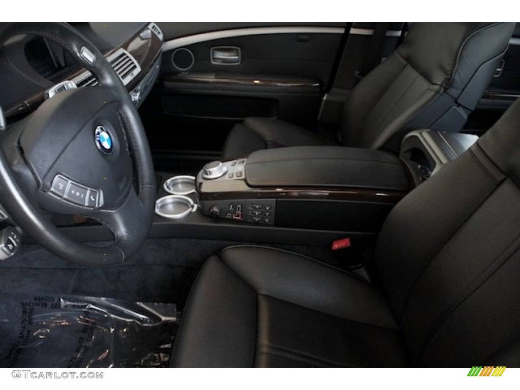 2007 7 Series 750Li Sedan - Titanium Silver Metallic / Black photo #3