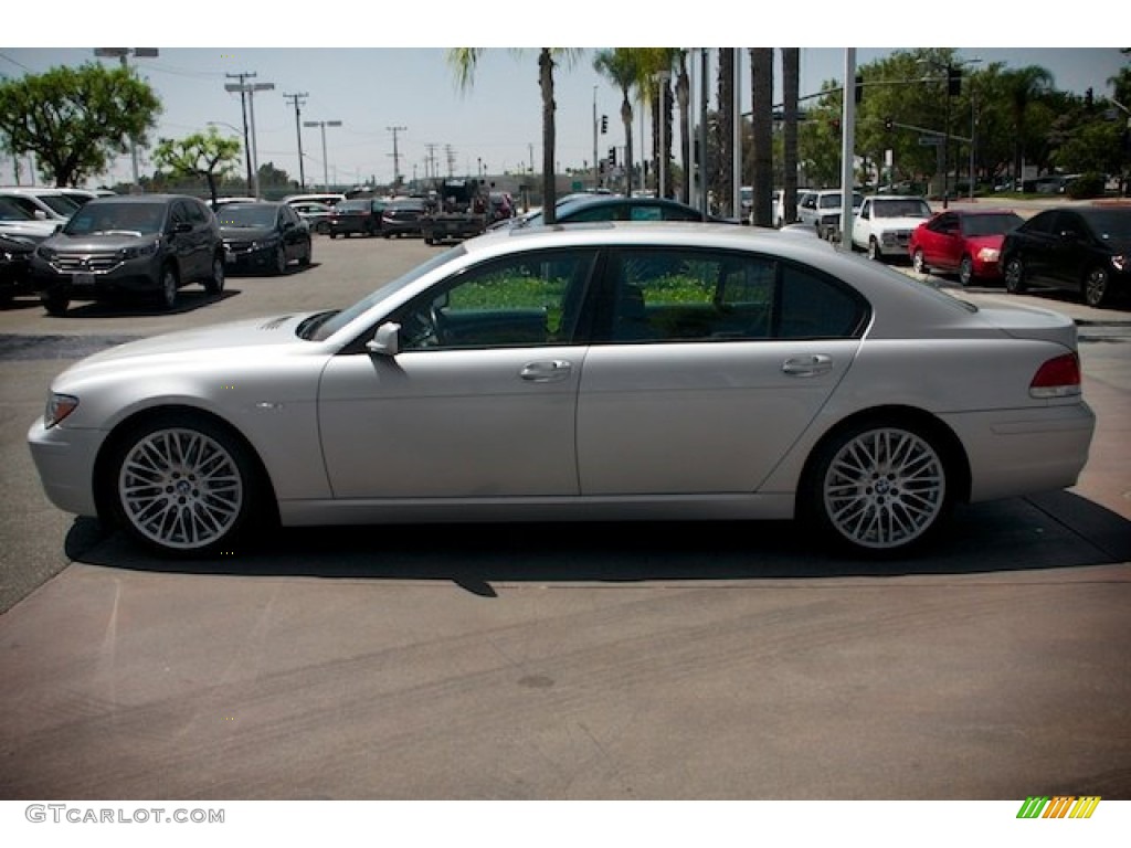 2007 7 Series 750Li Sedan - Titanium Silver Metallic / Black photo #10
