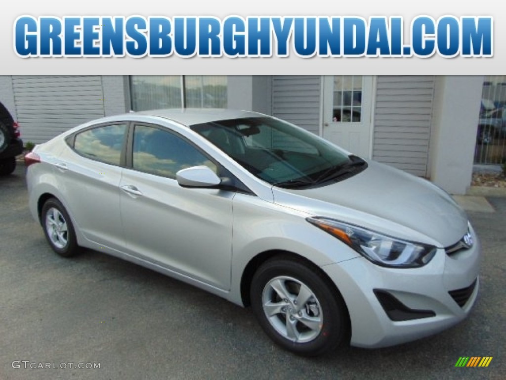 2015 Elantra SE Sedan - Symphony Silver / Gray photo #1