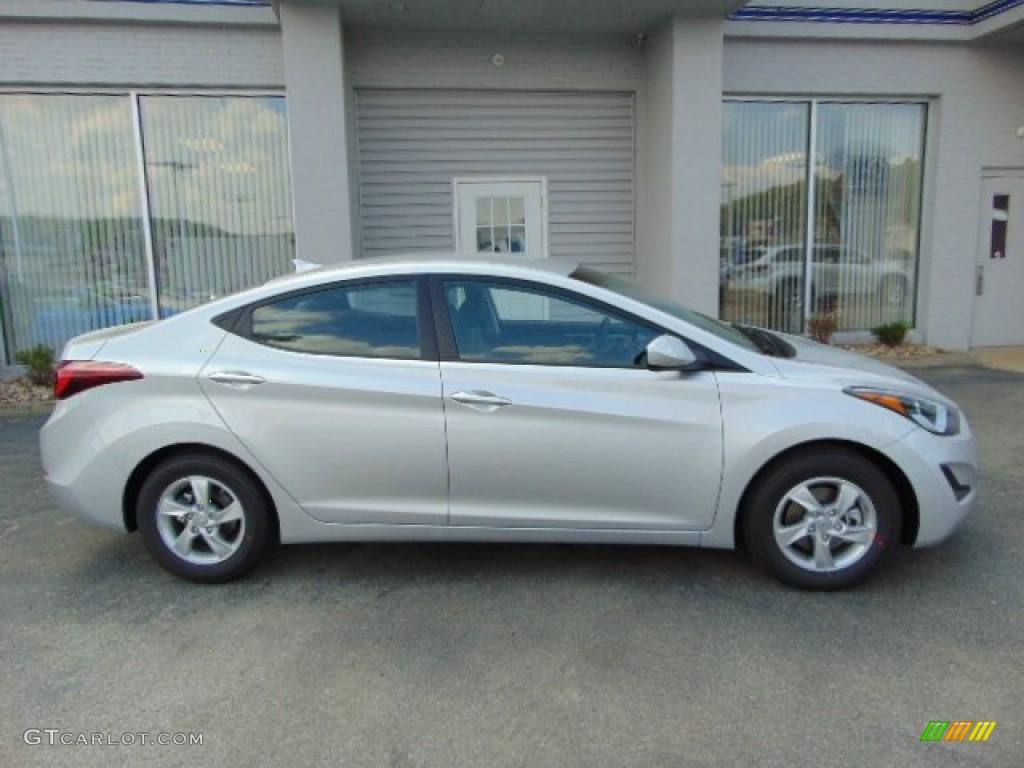 2015 Elantra SE Sedan - Symphony Silver / Gray photo #2