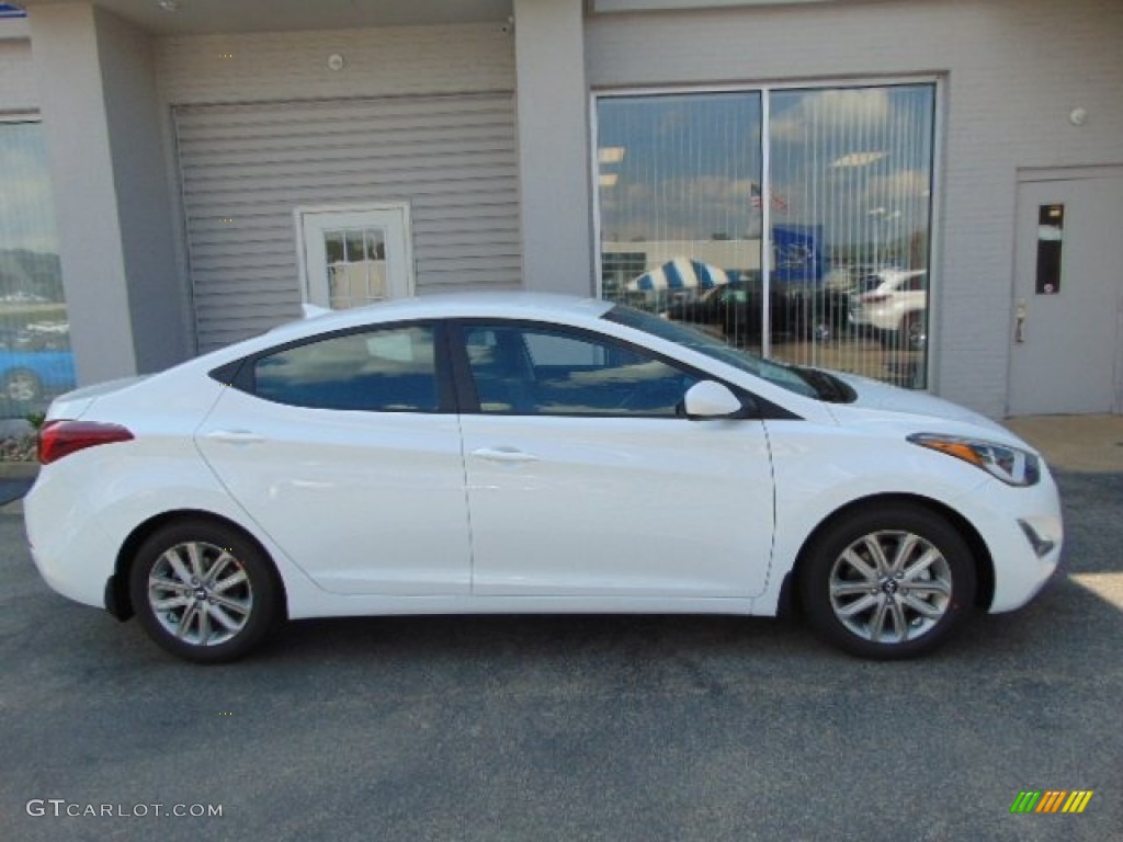 Quartz White Pearl 2015 Hyundai Elantra SE Sedan Exterior Photo #94984937