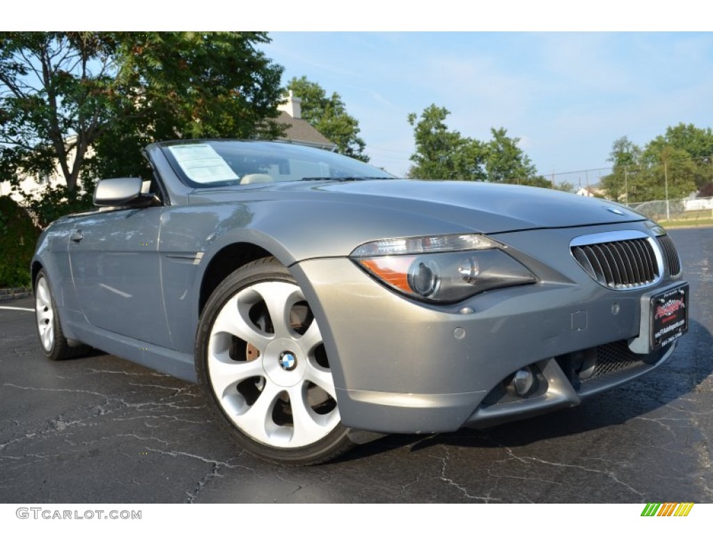 2006 6 Series 650i Convertible - Atlantic Blue Metallic / Cream Beige photo #2