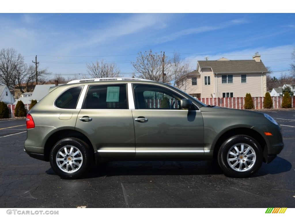 2008 Cayenne Tiptronic - Olive Green Metallic / Havanna/Sand Beige photo #8