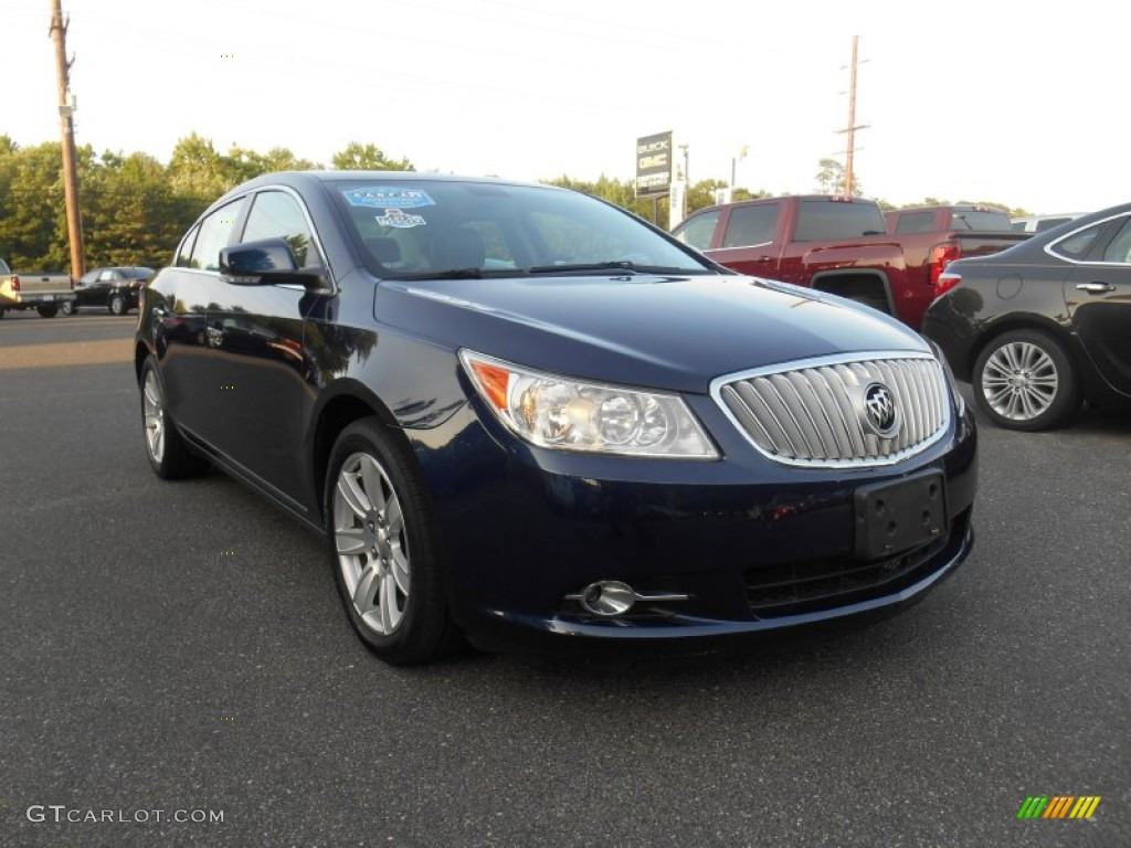 2010 LaCrosse CXL - Midnight Blue Metallic / Dark Titanium/Light Titanium photo #1