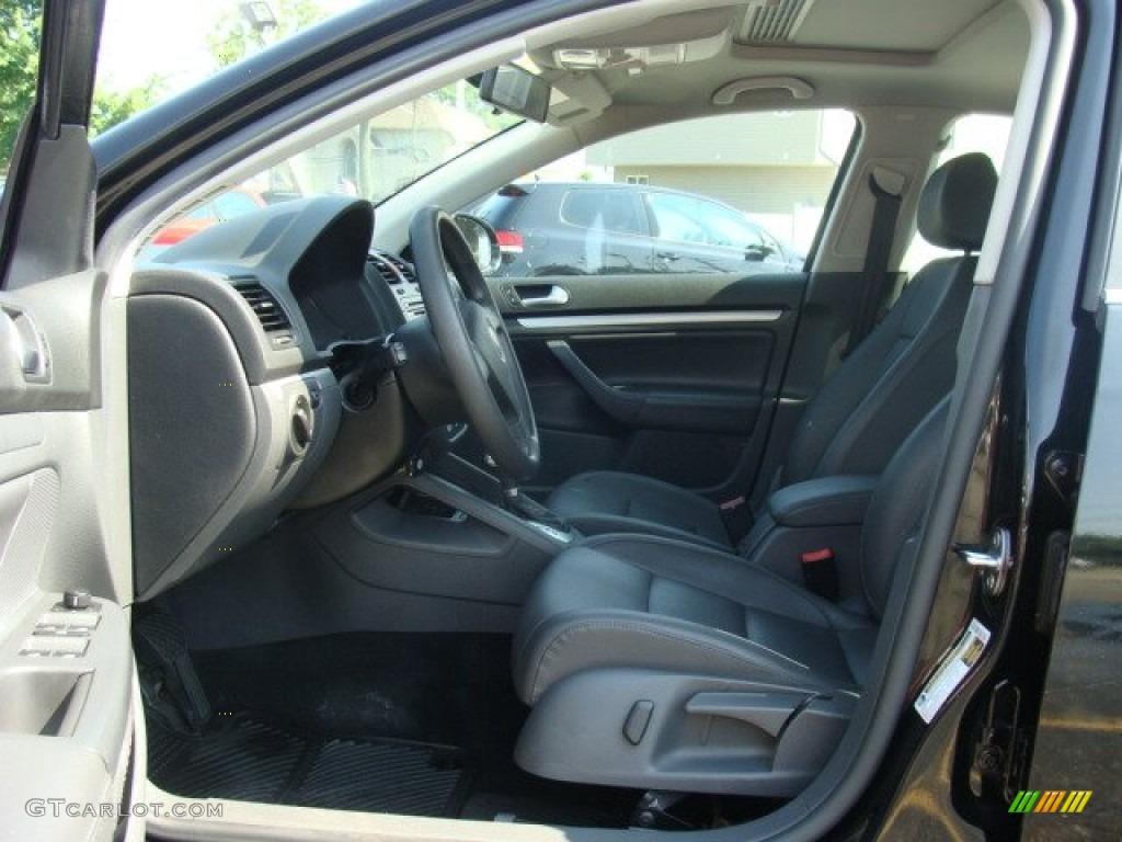 Anthracite Interior 2007 Volkswagen Jetta Wolfsburg Edition Sedan Photo #94986333