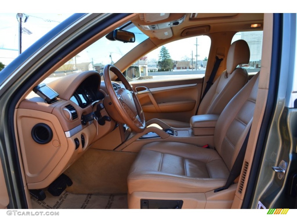 2008 Cayenne Tiptronic - Olive Green Metallic / Havanna/Sand Beige photo #11