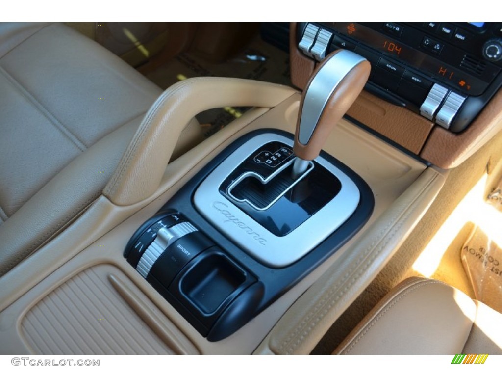 2008 Cayenne Tiptronic - Olive Green Metallic / Havanna/Sand Beige photo #16