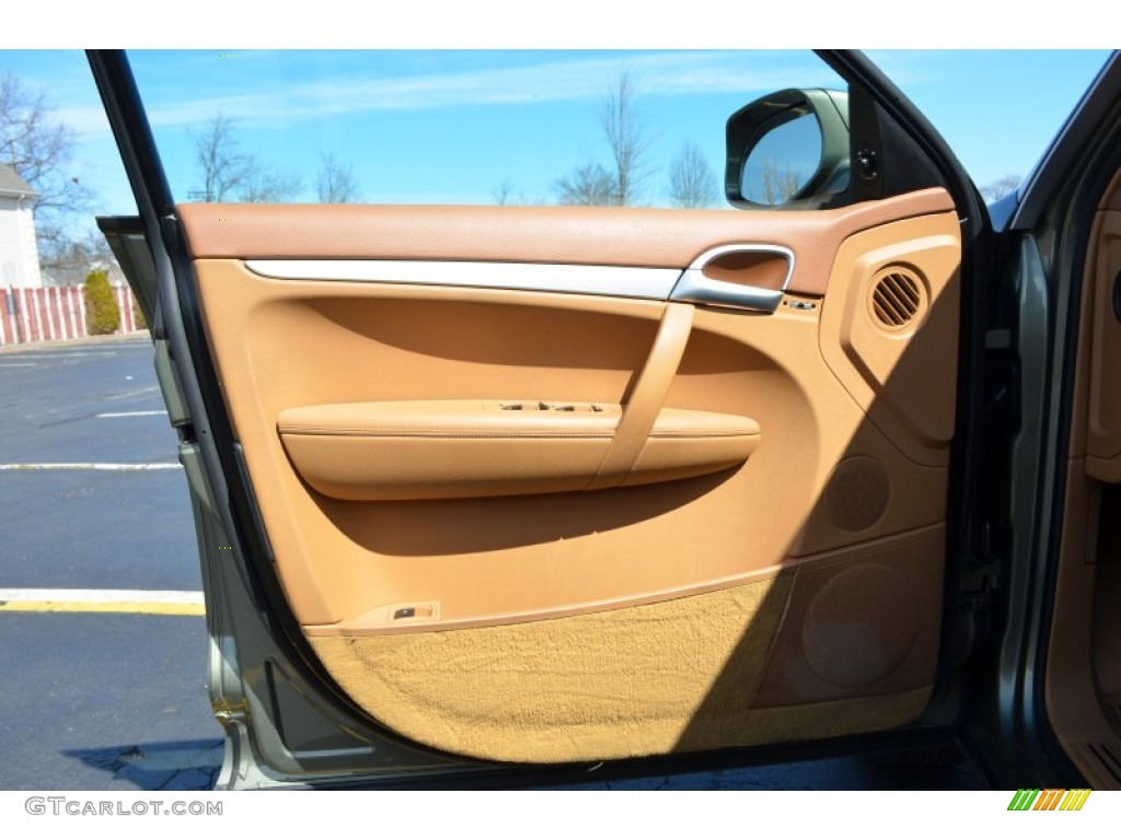 2008 Cayenne Tiptronic - Olive Green Metallic / Havanna/Sand Beige photo #19