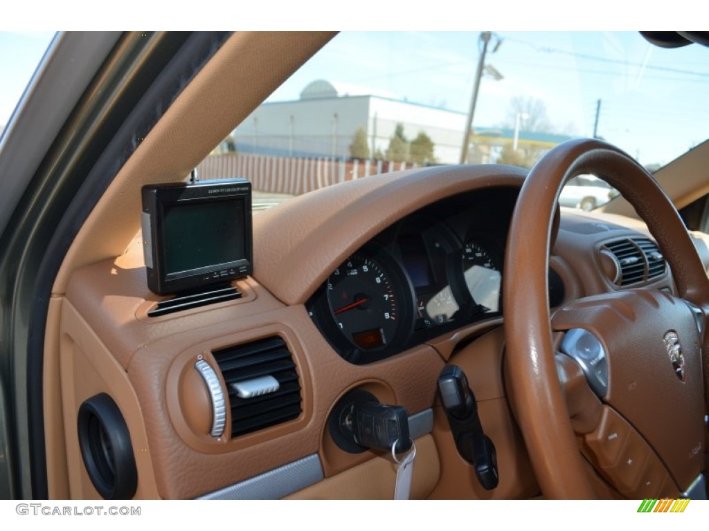 2008 Cayenne Tiptronic - Olive Green Metallic / Havanna/Sand Beige photo #26