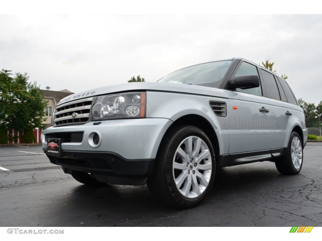2007 Range Rover Sport Supercharged - Zermatt Silver Metallic / Ebony Black photo #1
