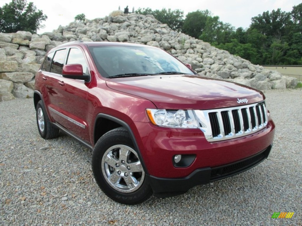 Deep Cherry Red Crystal Pearl 2012 Jeep Grand Cherokee Laredo 4x4 Exterior Photo #94987187