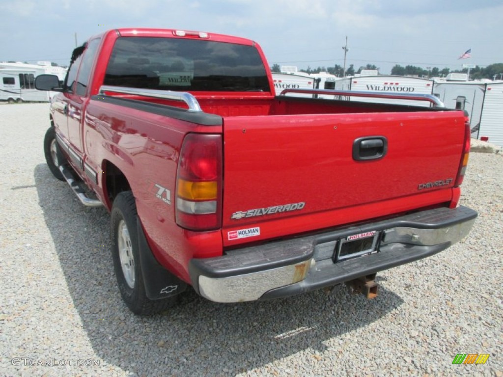 2001 Silverado 1500 LT Extended Cab 4x4 - Victory Red / Graphite photo #22