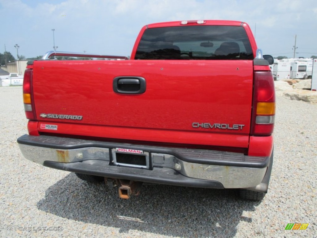 2001 Silverado 1500 LT Extended Cab 4x4 - Victory Red / Graphite photo #24