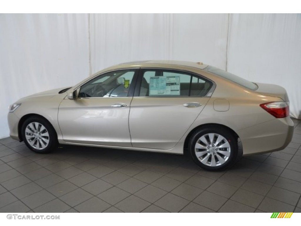 2014 Accord EX-L Sedan - Champagne Frost Pearl / Ivory photo #4