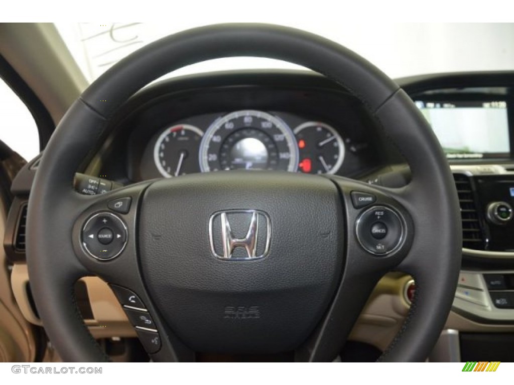 2014 Accord EX-L Sedan - Champagne Frost Pearl / Ivory photo #17