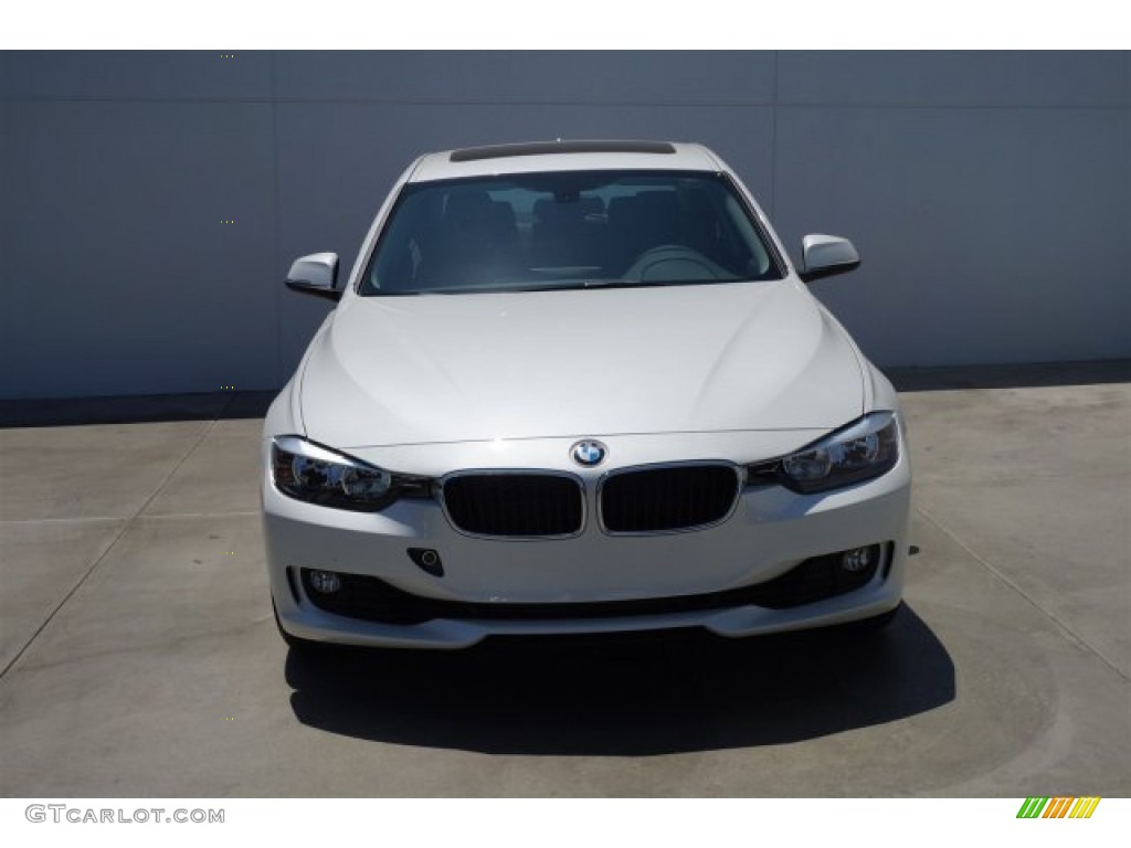 2014 3 Series 328i Sedan - Alpine White / Black photo #3