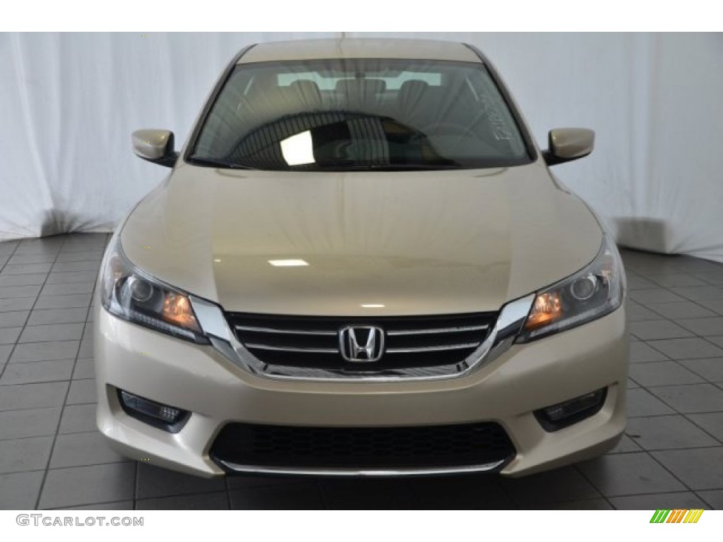 2014 Accord Sport Sedan - Champagne Frost Pearl / Black photo #2