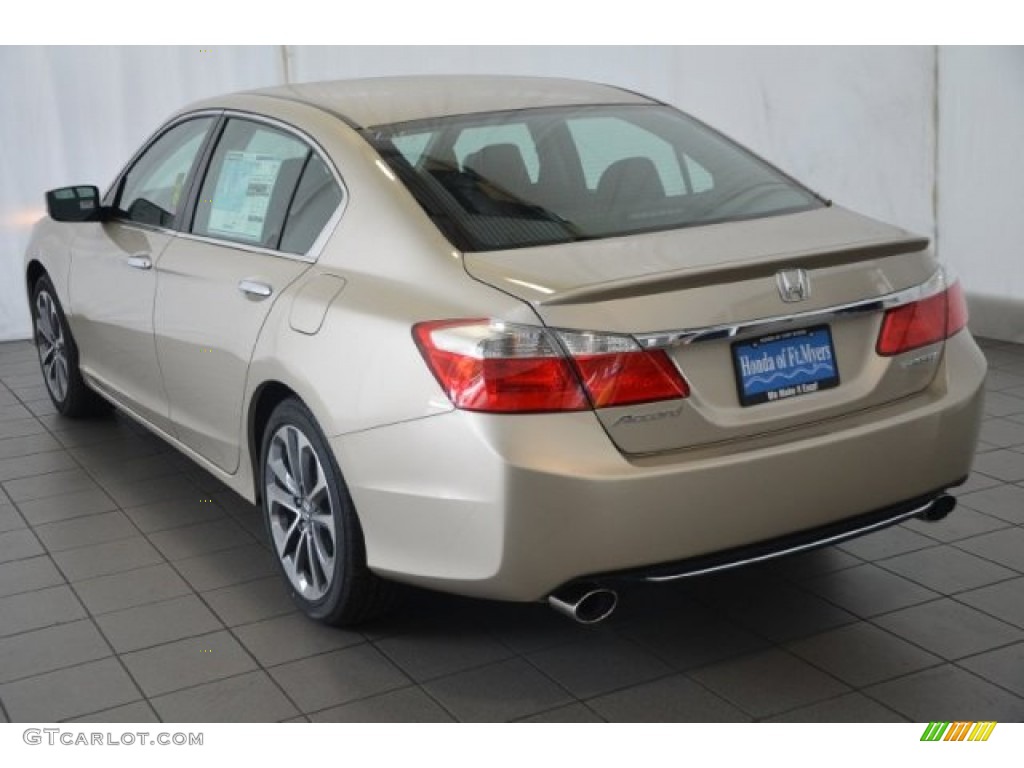 2014 Accord Sport Sedan - Champagne Frost Pearl / Black photo #5