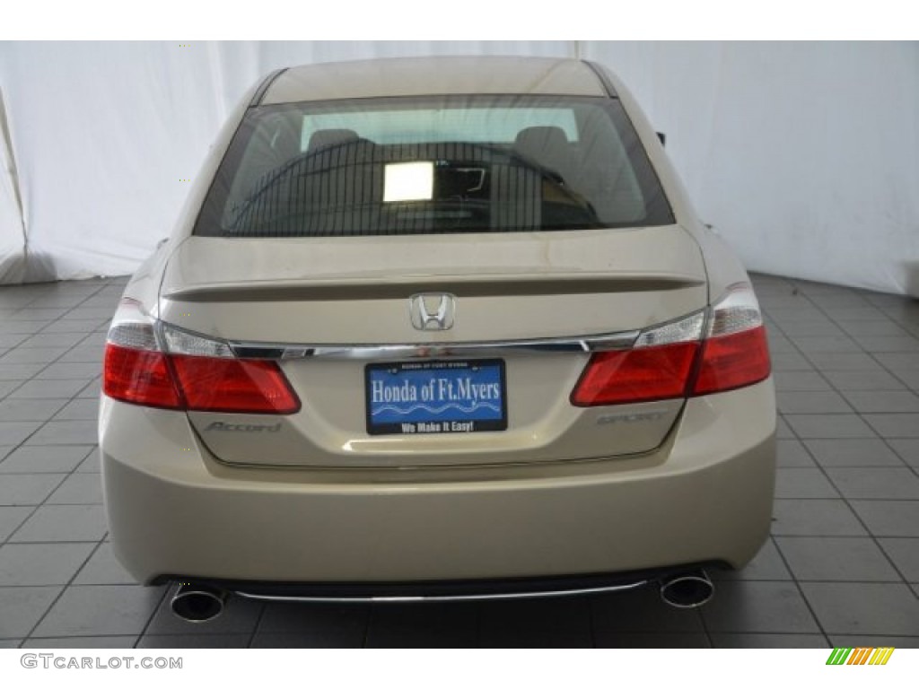 2014 Accord Sport Sedan - Champagne Frost Pearl / Black photo #6