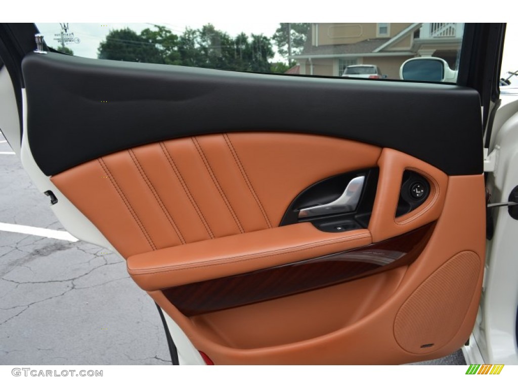 2006 Maserati Quattroporte Sport GT Cuoio Door Panel Photo #94995029