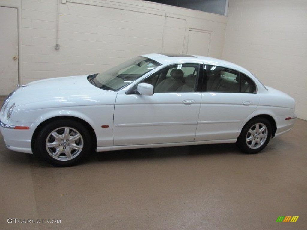 2000 S-Type 4.0 - Spindrift White / Cashmere photo #5