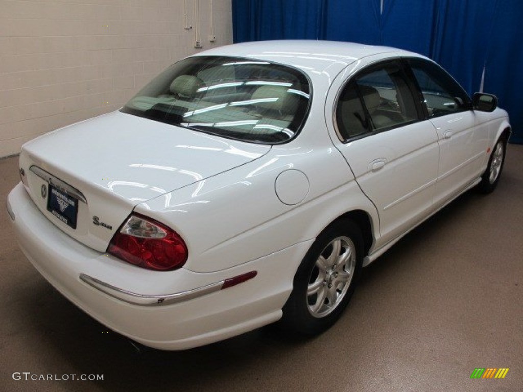 2000 S-Type 4.0 - Spindrift White / Cashmere photo #9