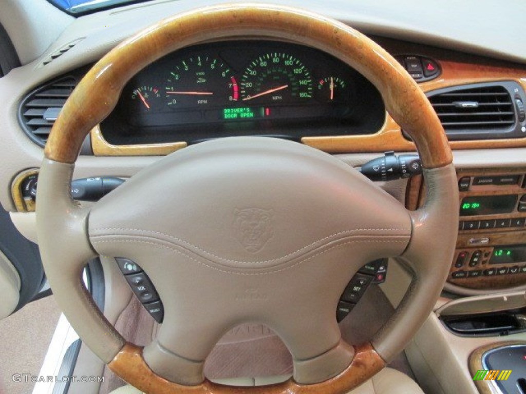 2000 S-Type 4.0 - Spindrift White / Cashmere photo #35