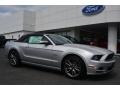 2014 Ingot Silver Ford Mustang GT Convertible  photo #1