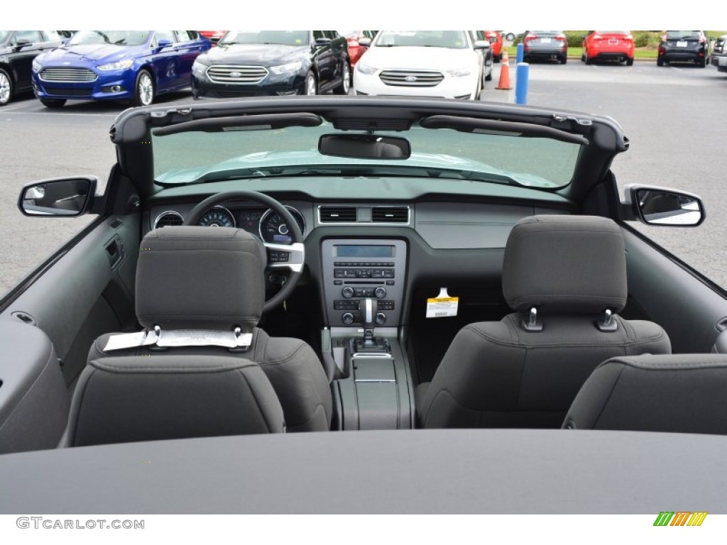 2014 Mustang GT Convertible - Ingot Silver / Charcoal Black photo #8