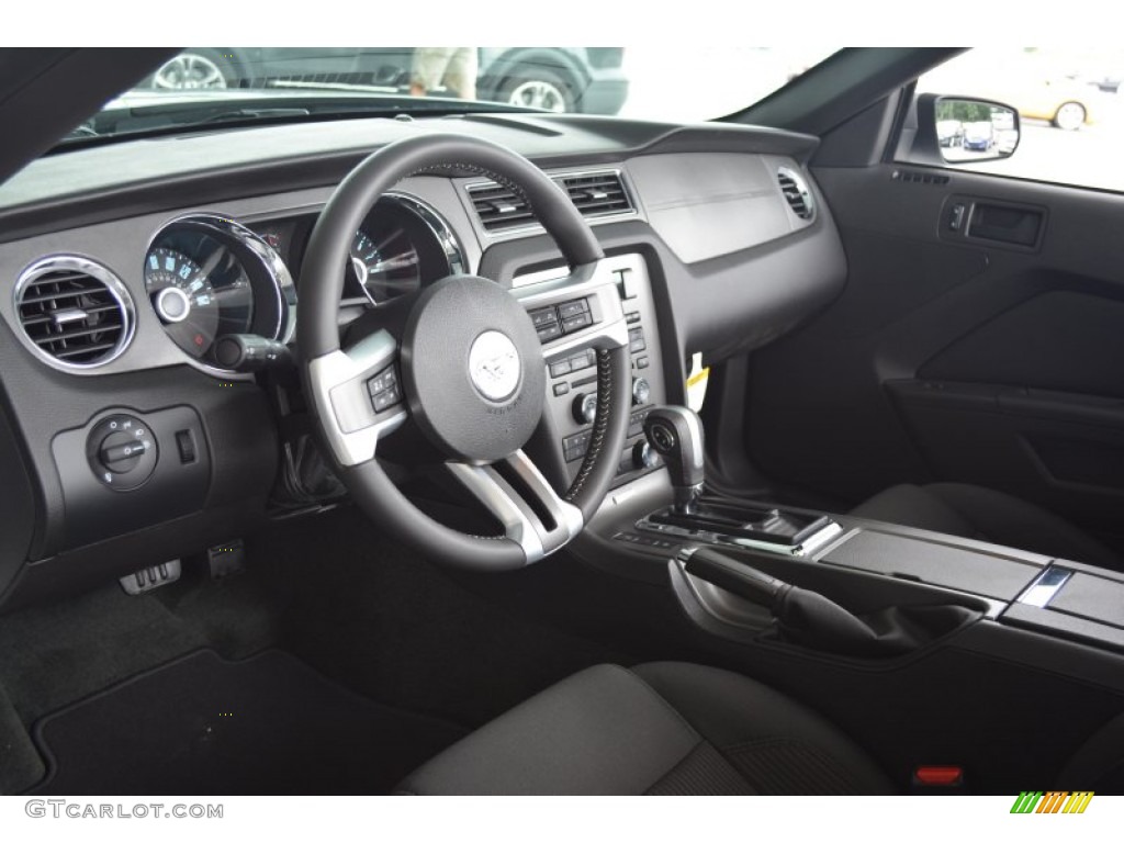 2014 Mustang GT Convertible - Ingot Silver / Charcoal Black photo #10