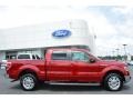 2014 Ruby Red Ford F150 Lariat SuperCrew  photo #2