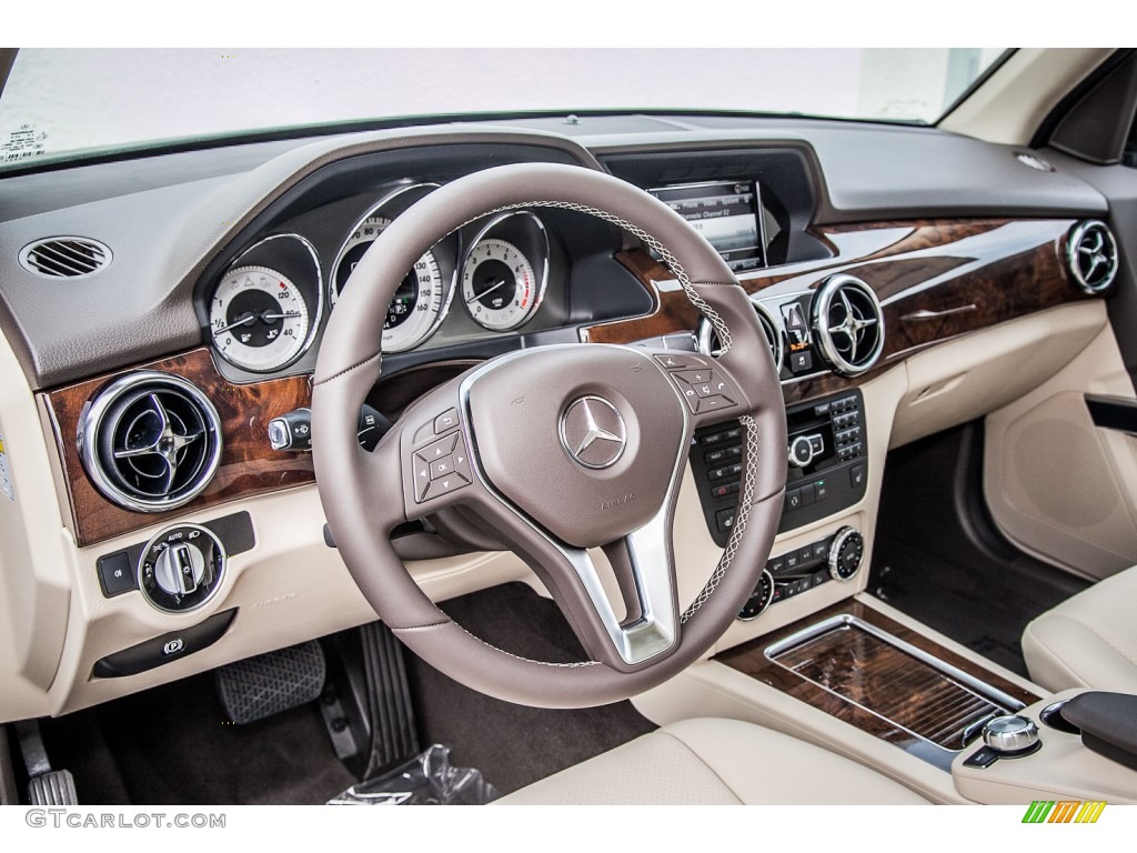 Sahara Beige/Mocha Interior 2015 Mercedes-Benz GLK 350 Photo #94998625