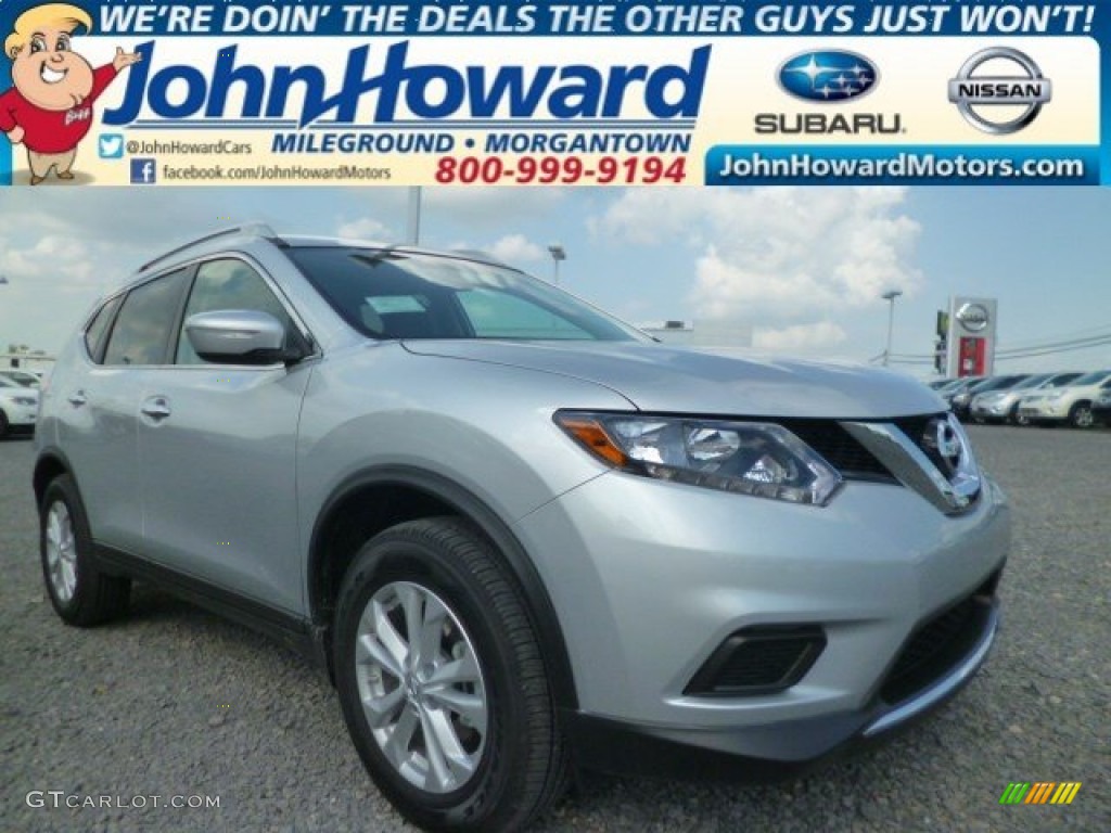 2014 Rogue SV AWD - Brilliant Silver / Charcoal photo #1
