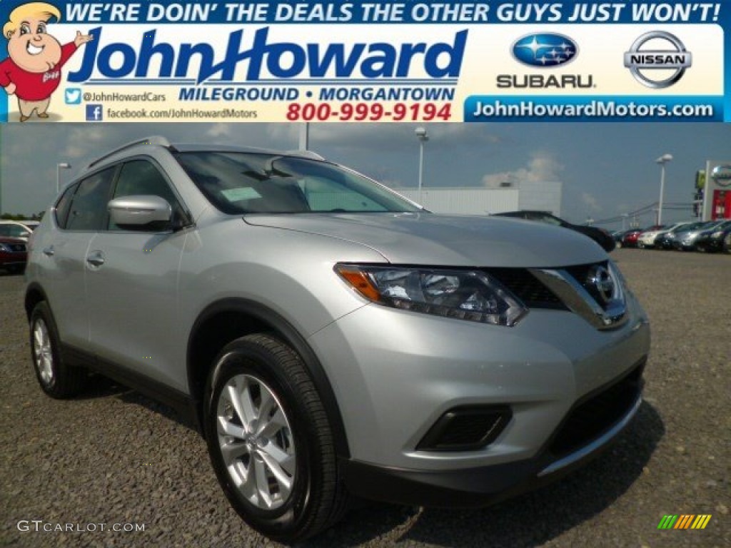 2014 Rogue SV AWD - Brilliant Silver / Charcoal photo #1