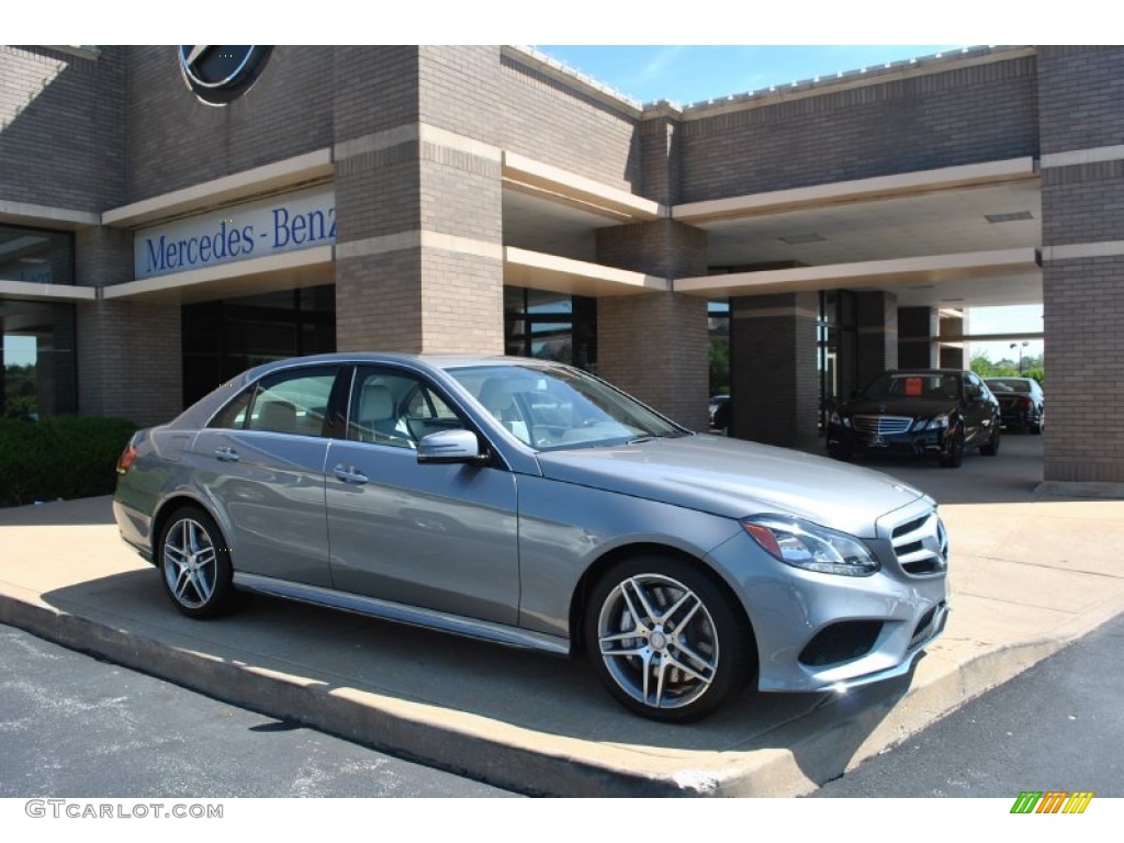2014 E 550 4Matic Sedan - Paladium Silver Metallic / Gray/Dark Gray photo #1