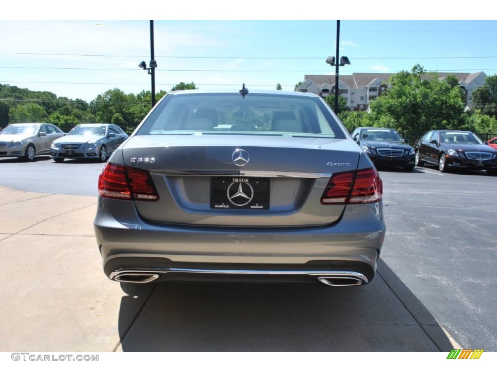 2014 E 550 4Matic Sedan - Paladium Silver Metallic / Gray/Dark Gray photo #3