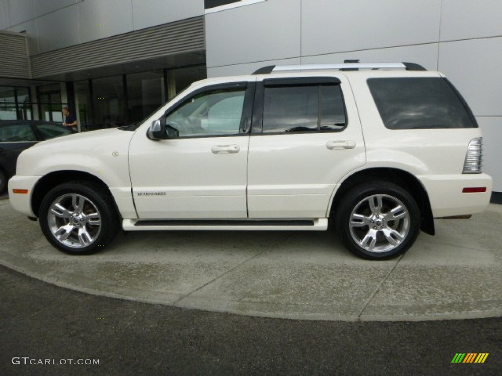 White Chocolate Tri Coat 2008 Mercury Mountaineer Premier AWD Exterior Photo #95002577