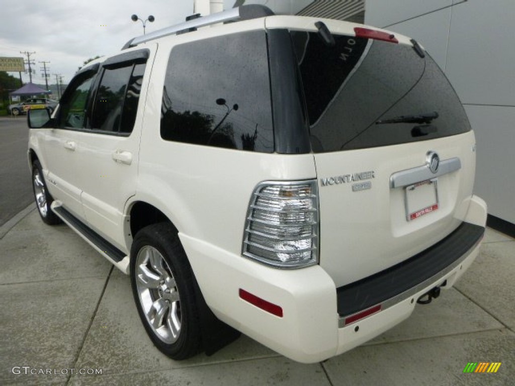 2008 Mountaineer Premier AWD - White Chocolate Tri Coat / Camel photo #3