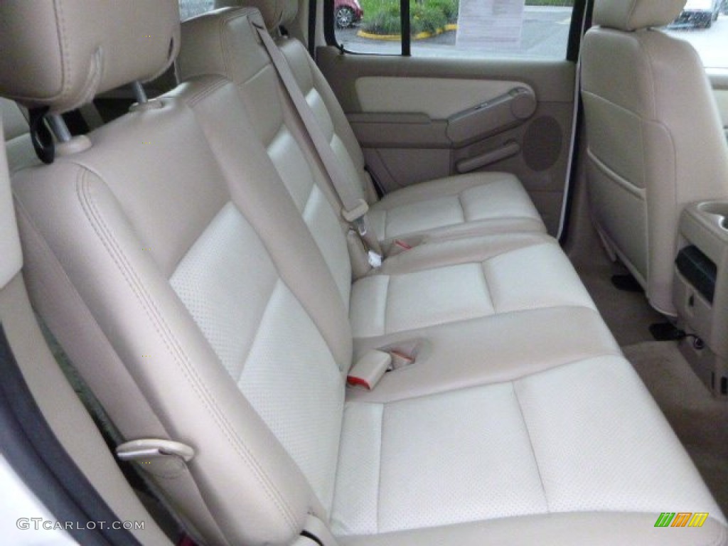 2008 Mountaineer Premier AWD - White Chocolate Tri Coat / Camel photo #13